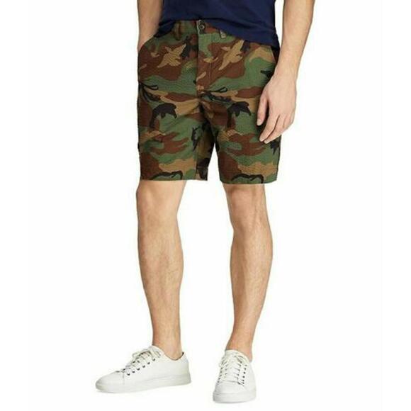 Polo Ralph Lauren Big & Tall Men's Green Camo Relaxed Fit 10